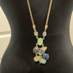 Beautiful Jade and Blue stone necklace